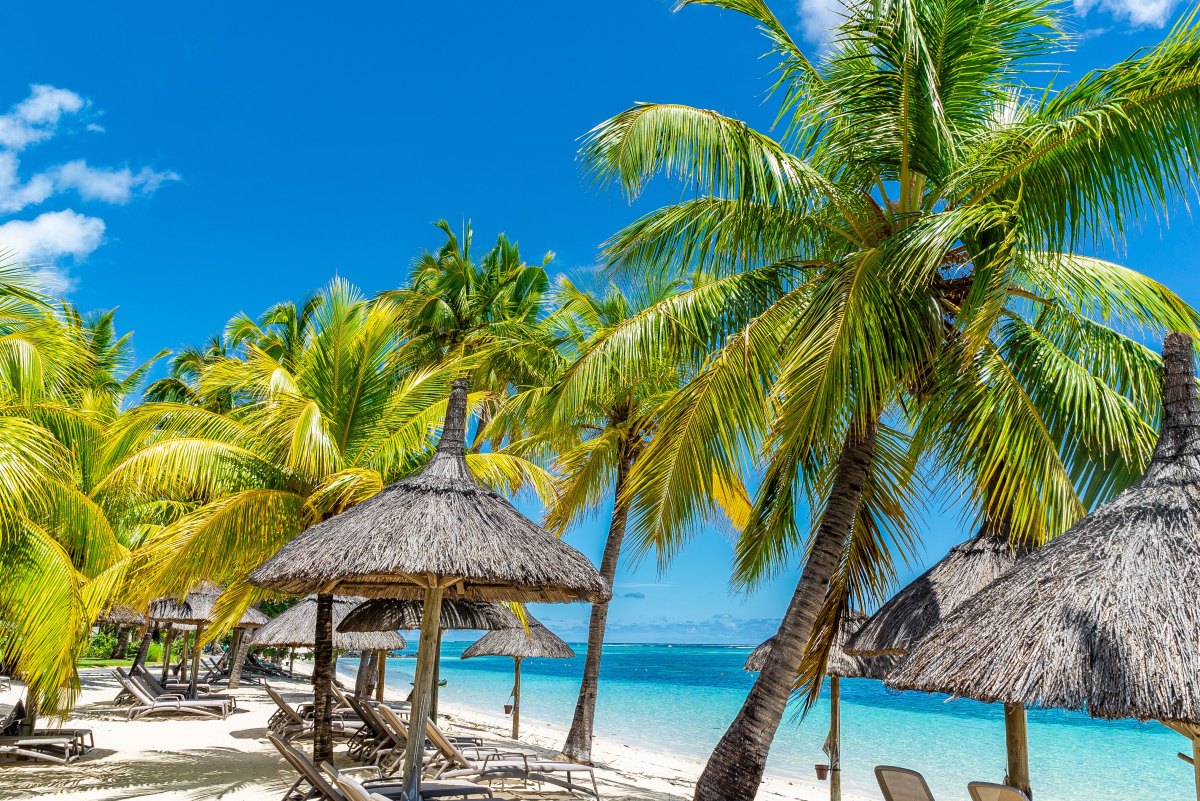 Beautiful beaches in Mauritius